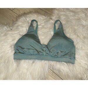 Jockey Smooth and Radiant Bralette Bra Lined Wire Free Womens M Medium Green